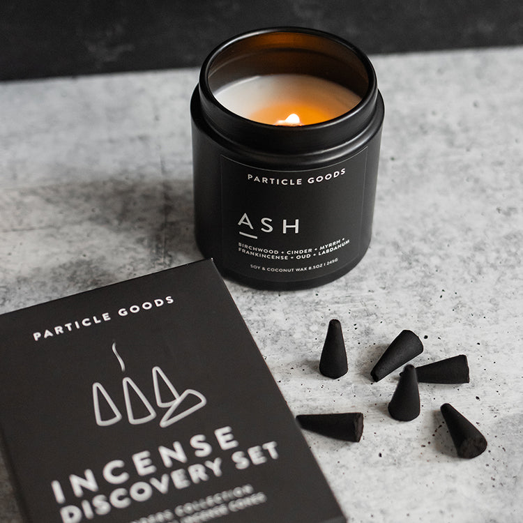 Cinders Candle + Incense Bundle